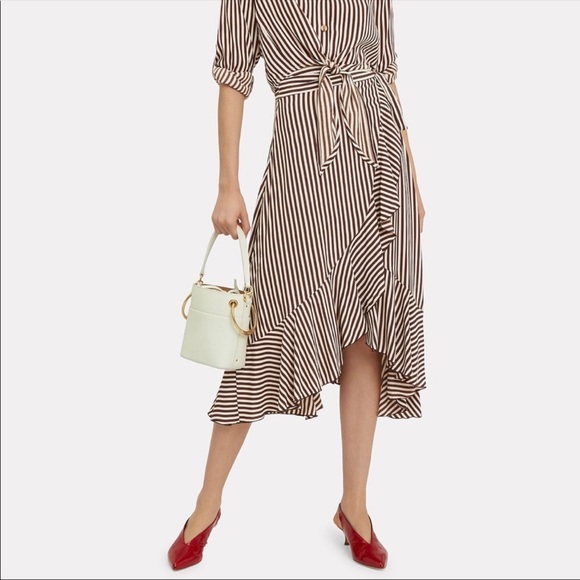Faithfull the Brand Dresses & Skirts - Faithfull the Brand Tramonti Striped wrap skirt M